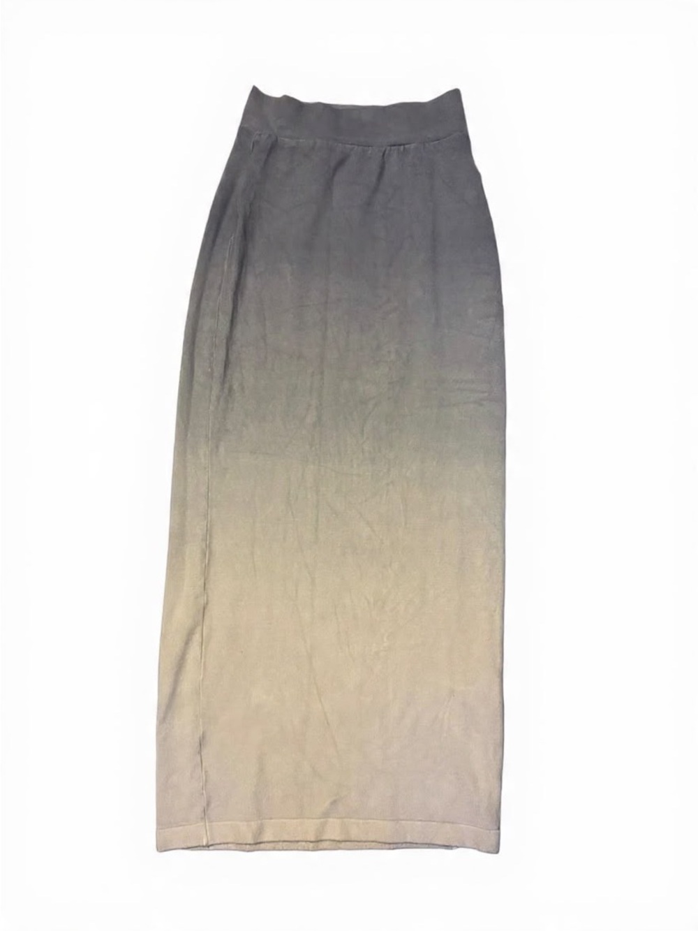 Women’s Ombre Maxi Skirt - Blue to Beige
